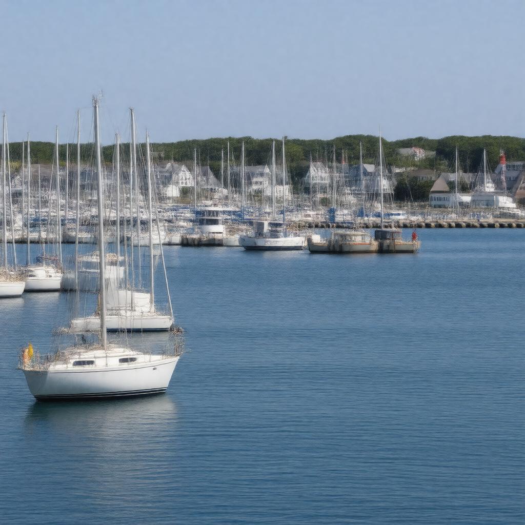 AI-created image of Hyannis Harbor