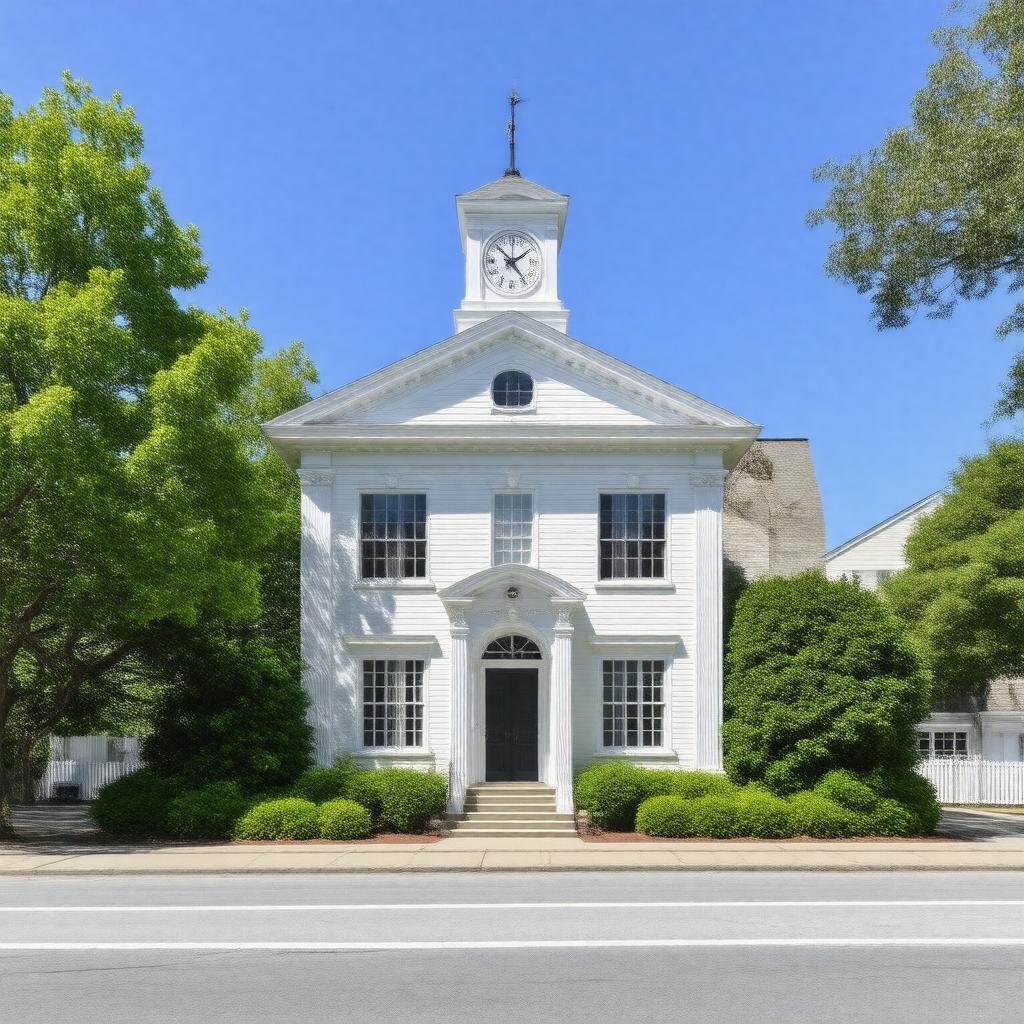 AI-created image of Hyannis Post Office