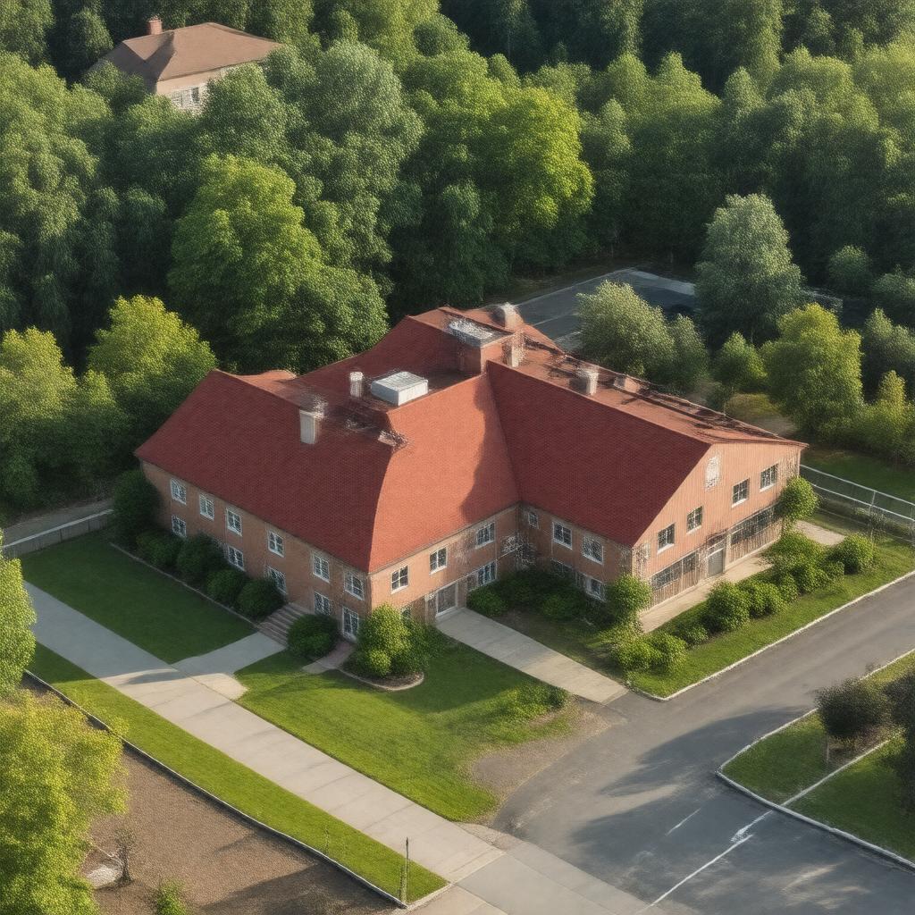 AI-created image of Hyannis West Elementary School