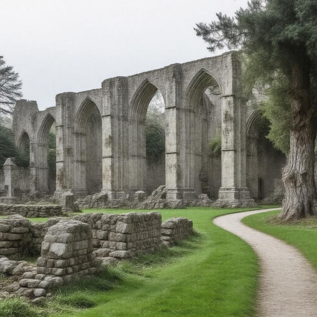 AI-created image of Hyde Abbey