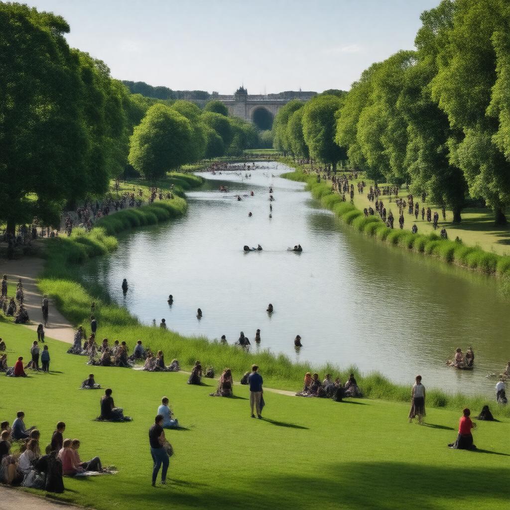 AI-created image of Hyde Park