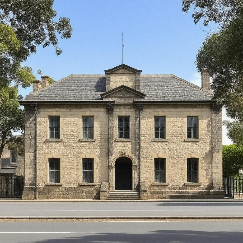 AI-created image of Hyde Park Barracks