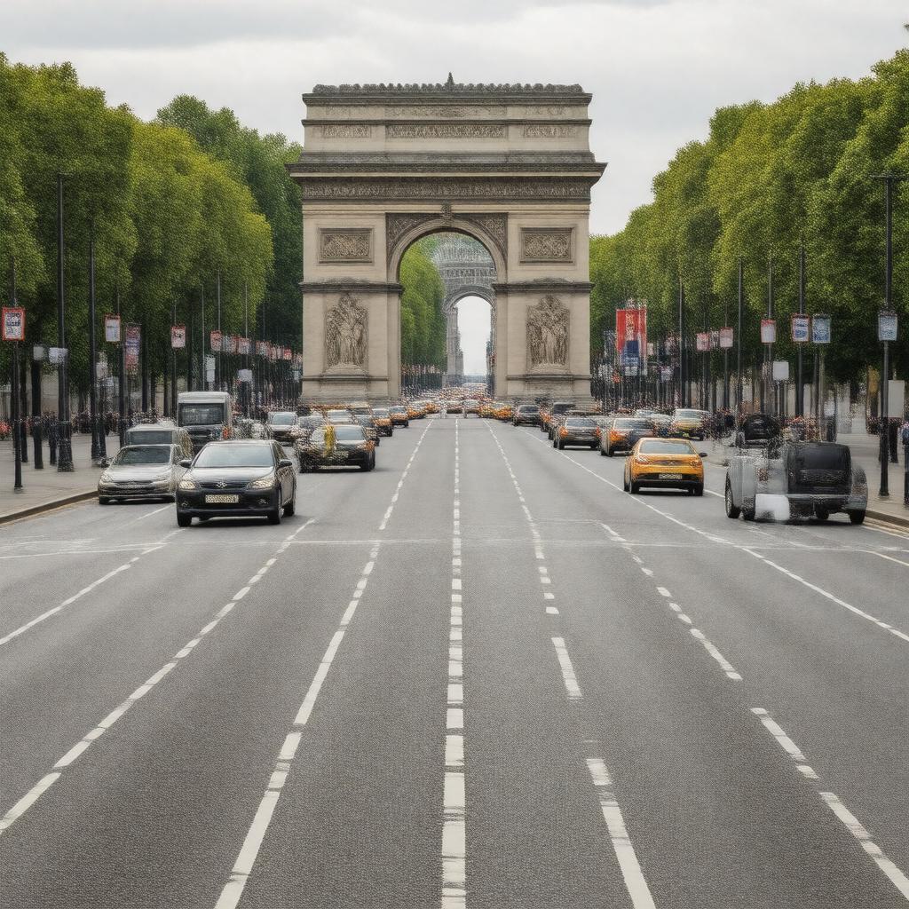 AI-created image of Hyde Park Corner