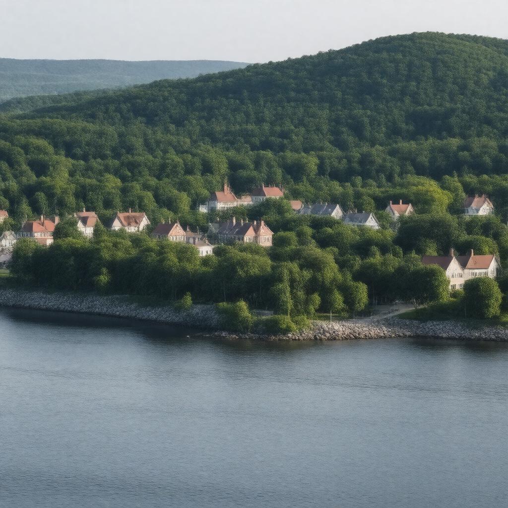 AI-created image of Hyde Park, New York