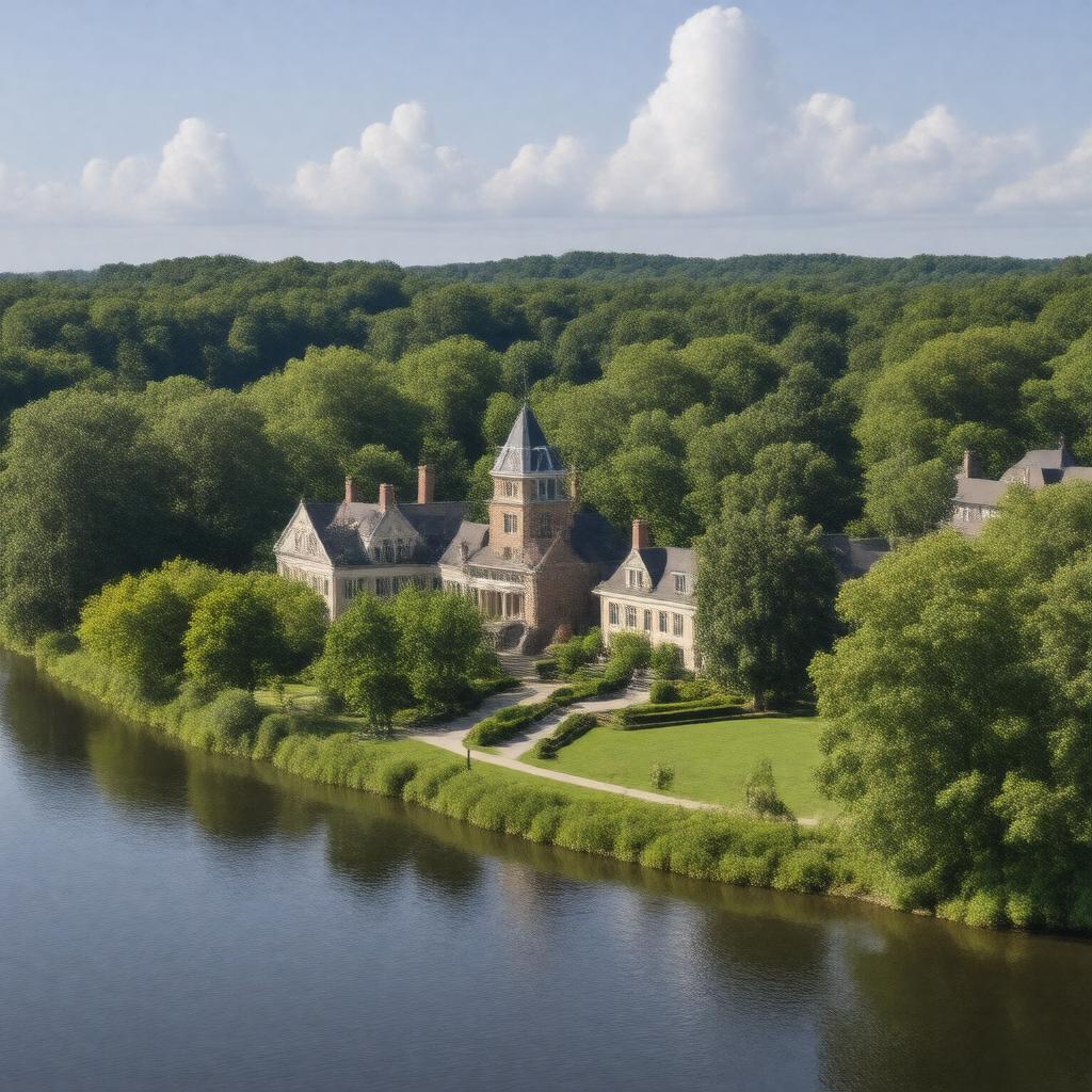 AI-created image of Hyde Park, New York, United States