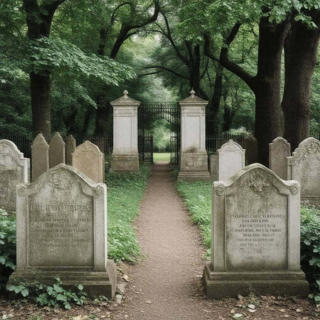 AI-created image of Hyde Park Pet Cemetery