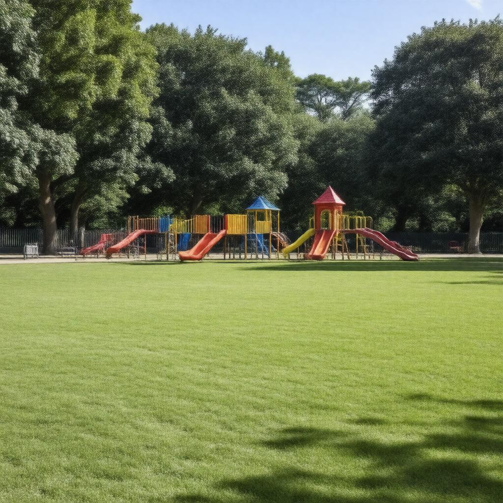 AI-created image of Hyde Park Playground