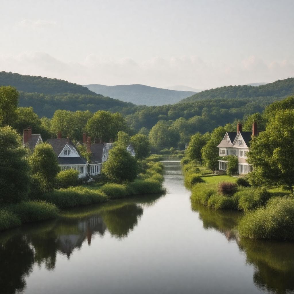 AI-created image of Hyde Park (hamlet)