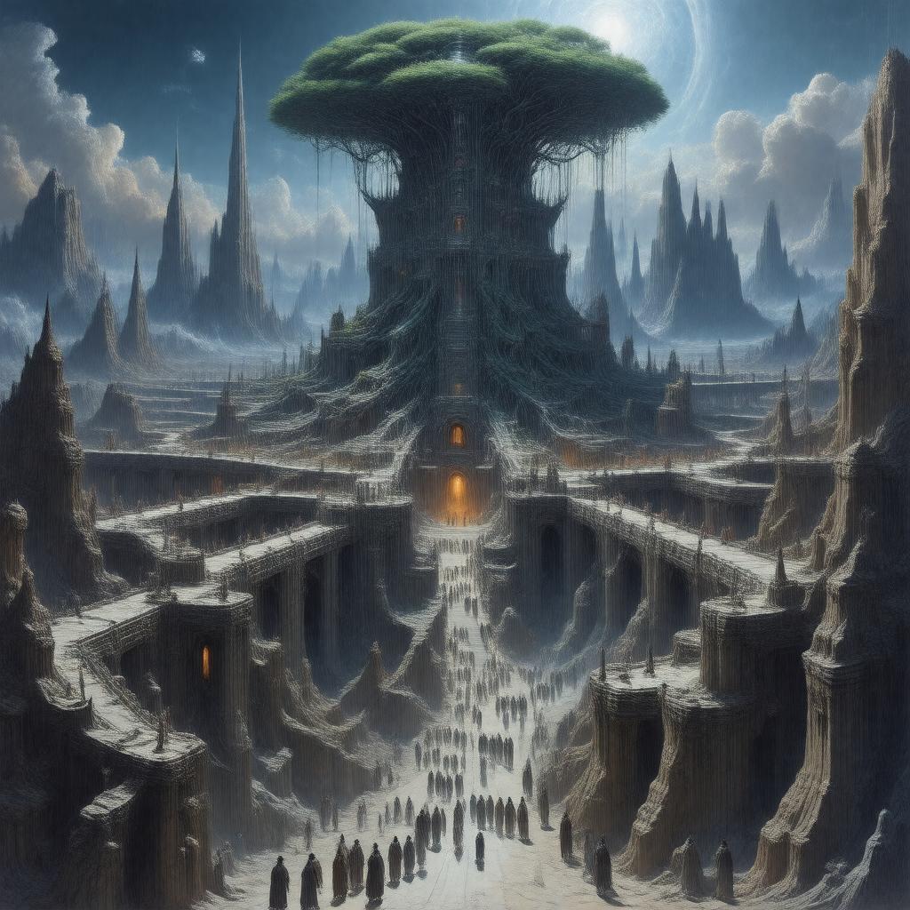 AI-created image of Hyperion Cantos