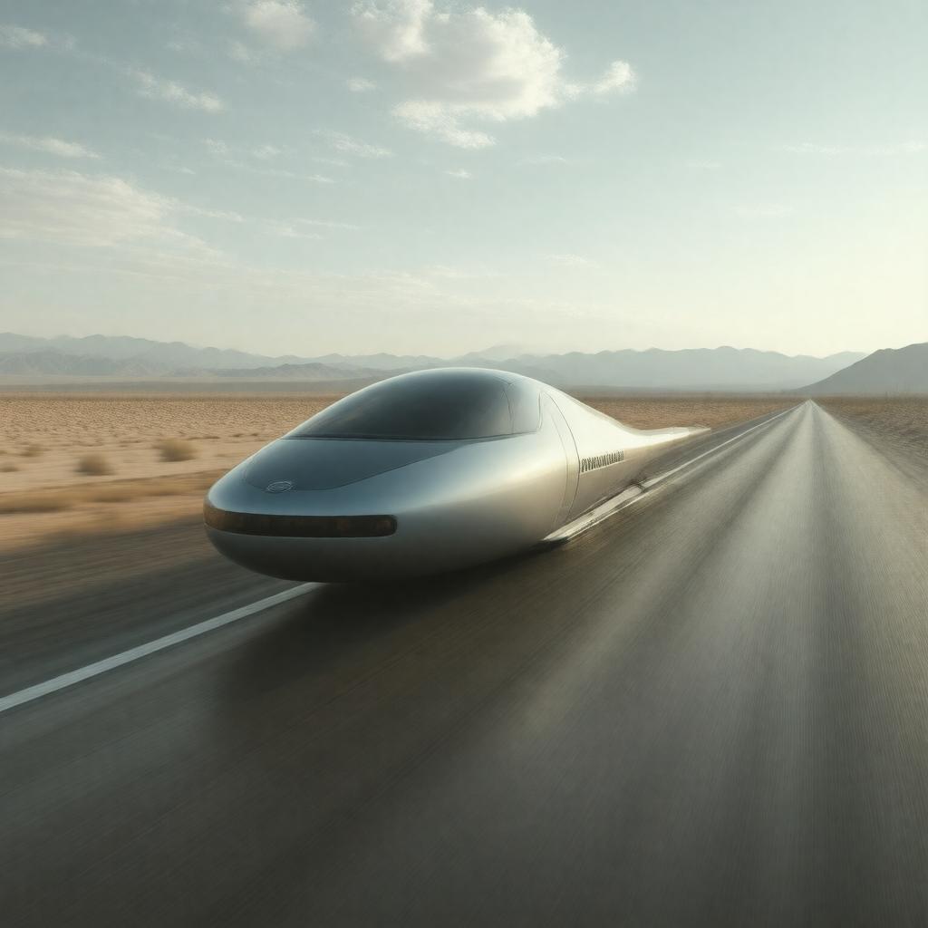 AI-created image of Hyperloop