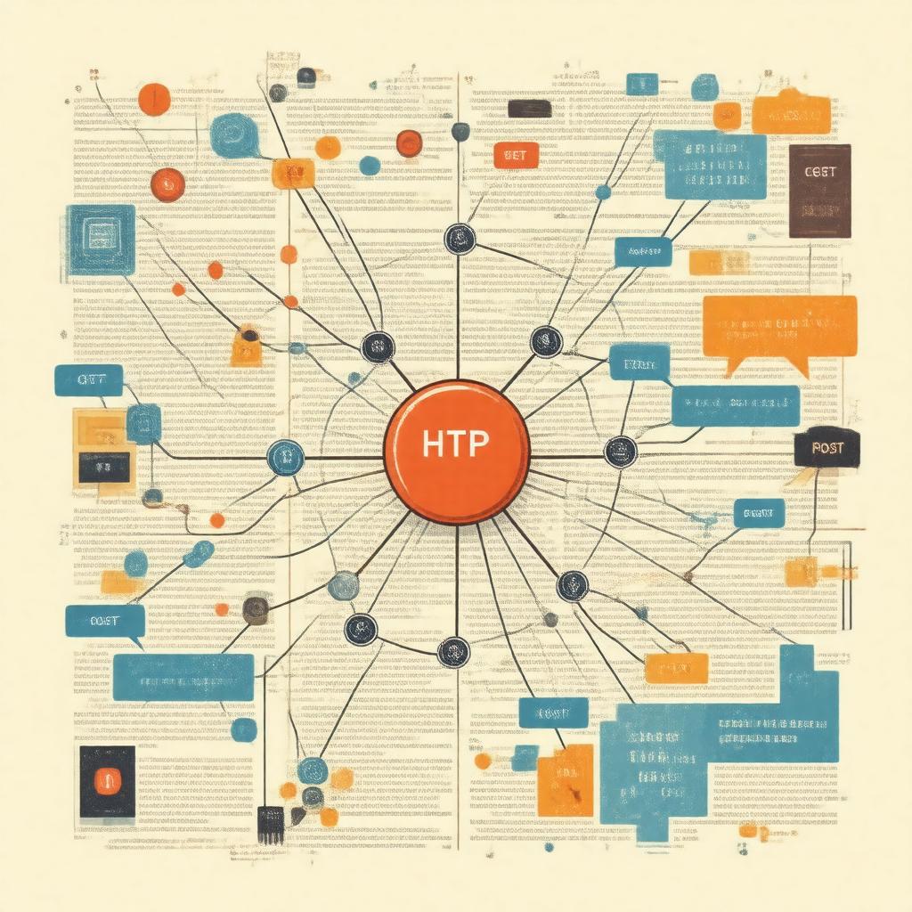 AI-created image of Hypertext Transfer Protocol