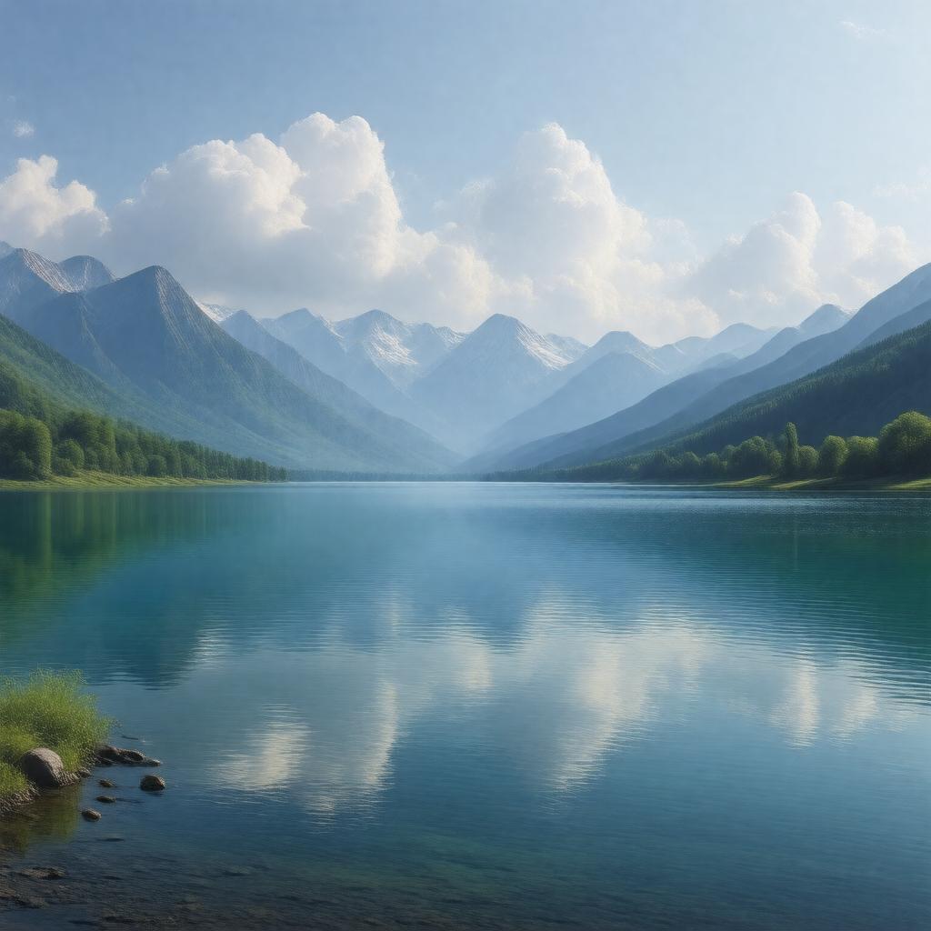 Click to view larger image AI-created image of Hyrcanian Lake