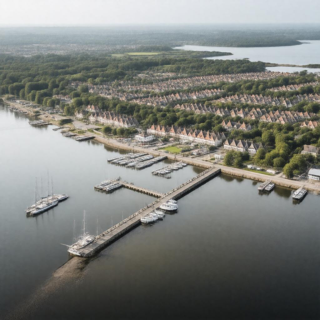 AI-created image of Hythe Marina Village