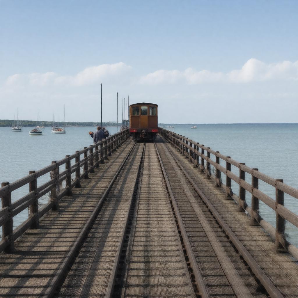 AI-created image of Hythe Pier