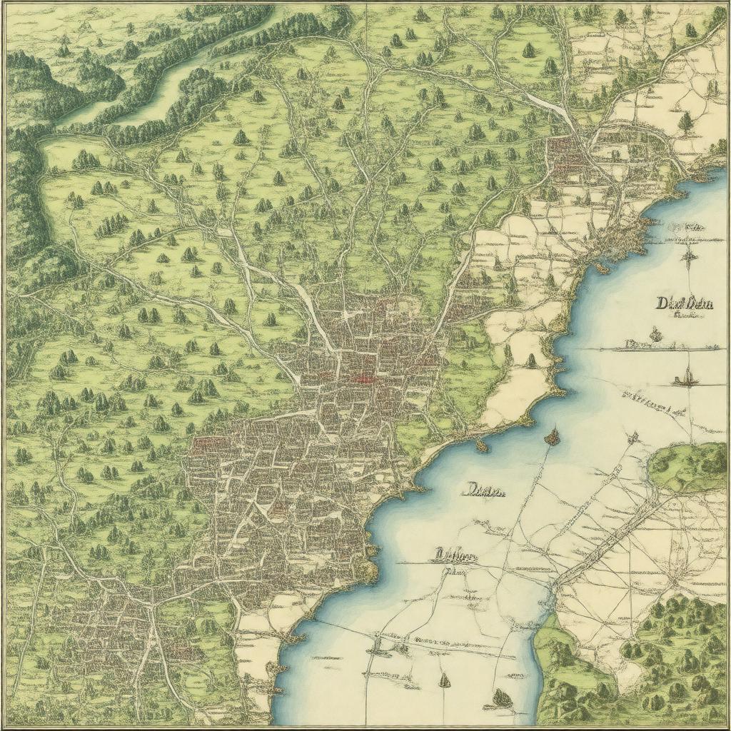 AI-created image of Hythe and Dibden