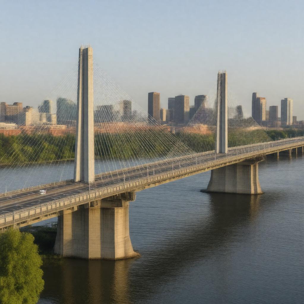 AI-created image of I-35W Saint Anthony Falls Bridge