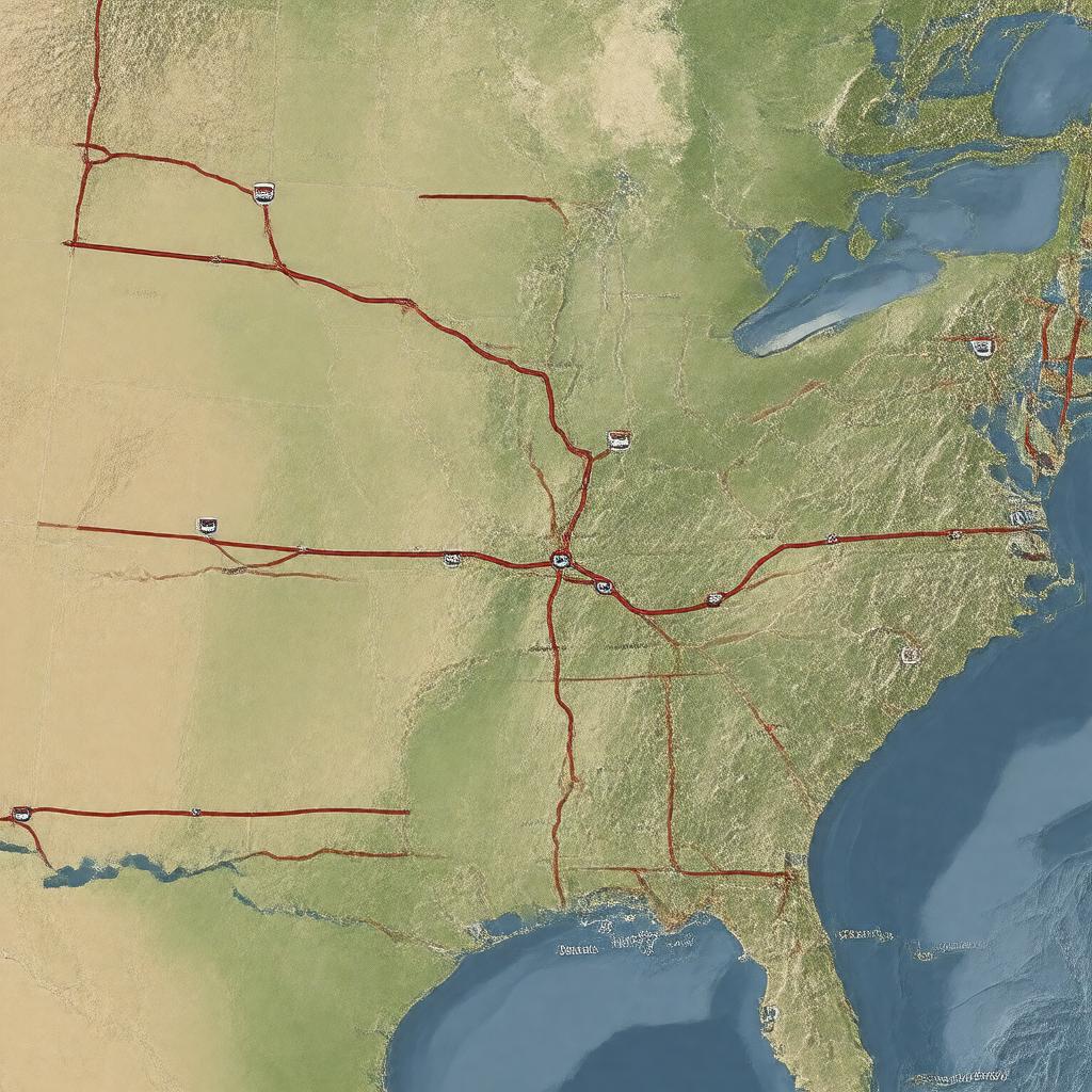 AI-created image of I-55