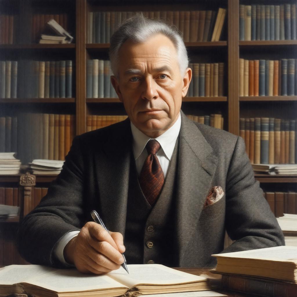 AI-created image of I. A. Richards