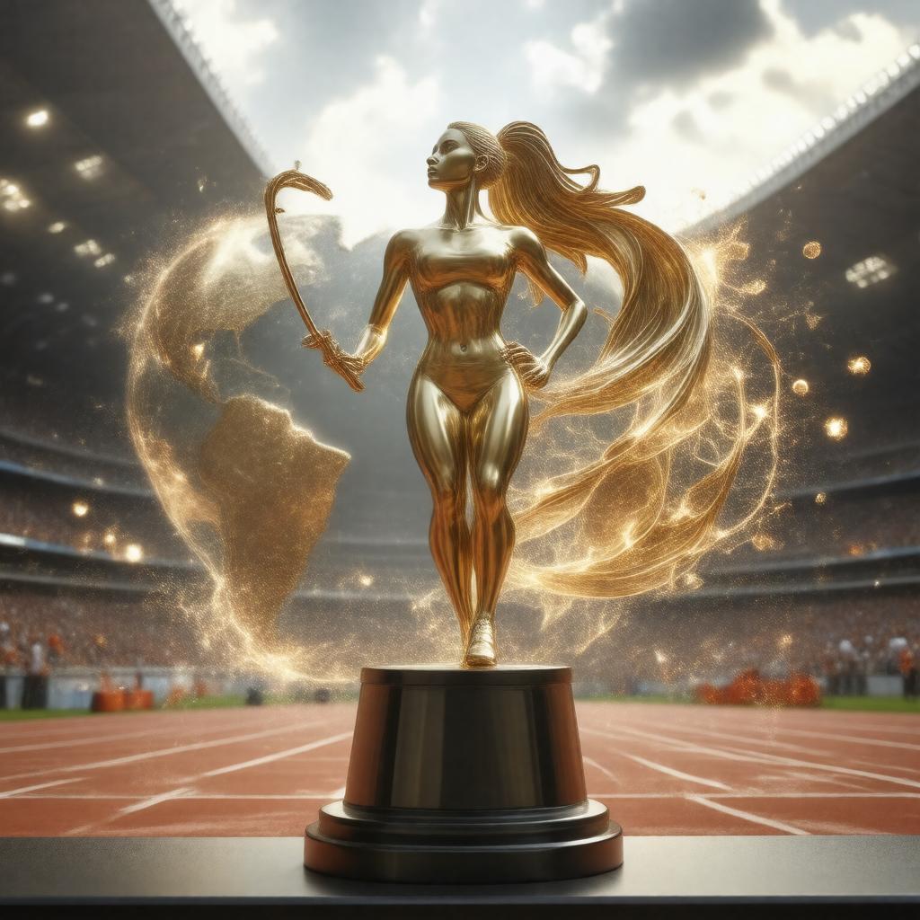 Click to view larger image AI-created image of IAAF Female Athlete of the Year
