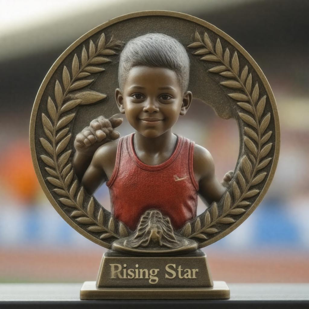 AI-created image of IAAF Rising Star Award