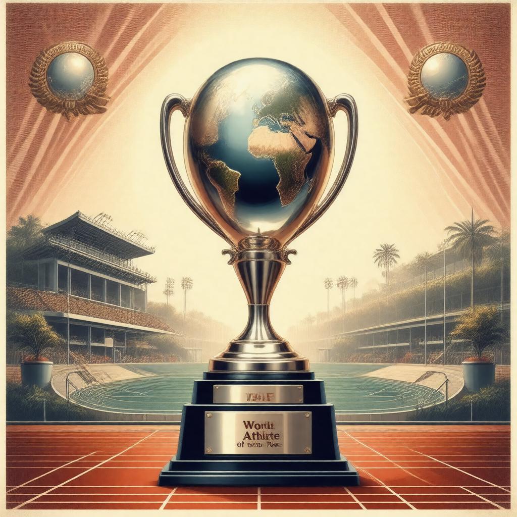 Click to view larger image AI-created image of IAAF World Athlete of the Year
