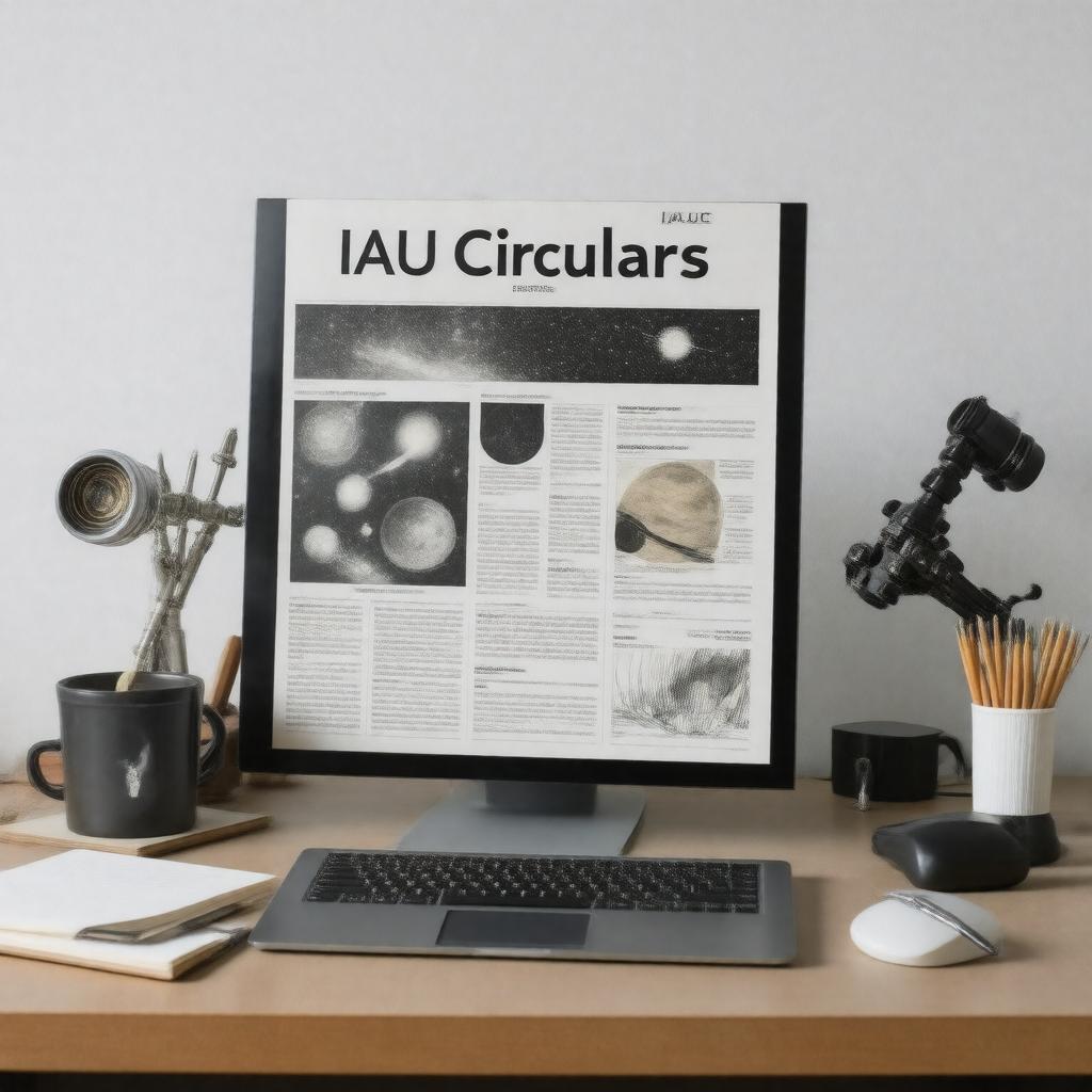 AI-created image of IAU Circulars