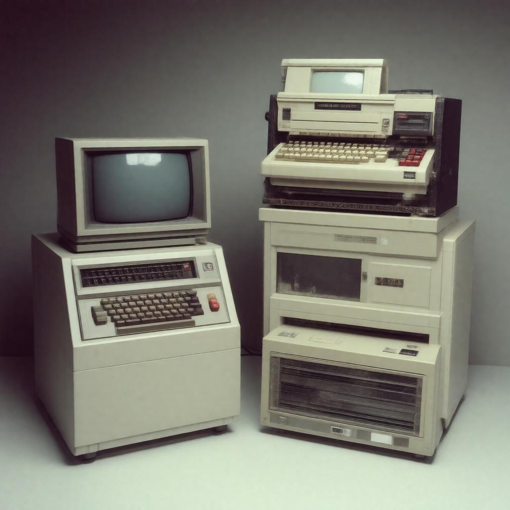 AI-created image of IBM 1130 Computing System