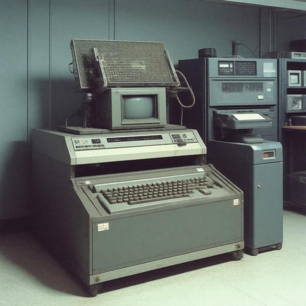 AI-created image of IBM 1401