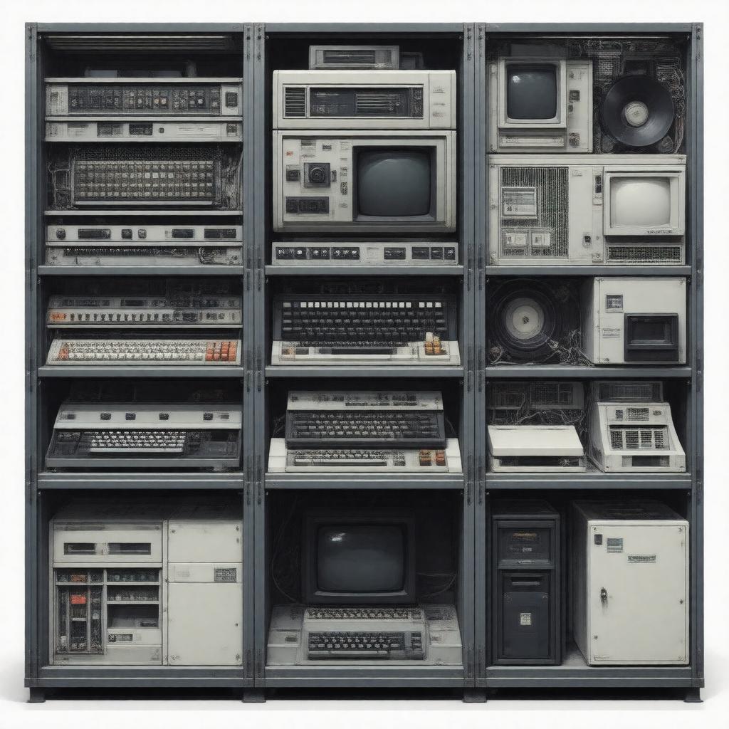 AI-created image of IBM 1401 Data Processing System