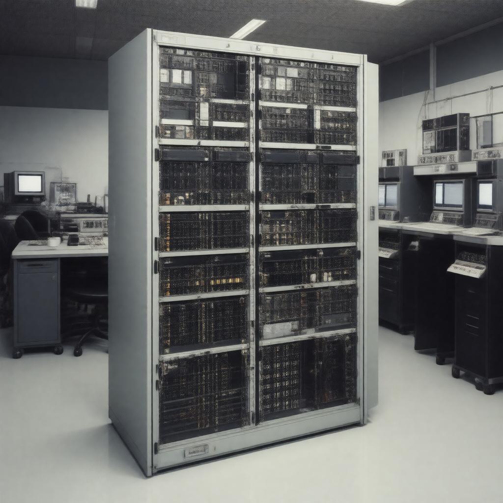 Click to view larger image AI-created image of IBM 7090