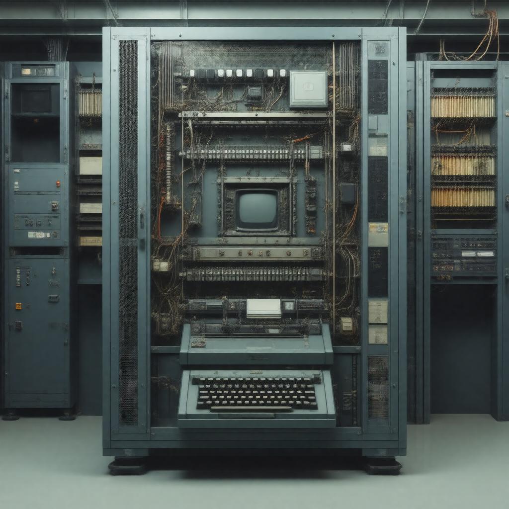 AI-created image of IBM 7094