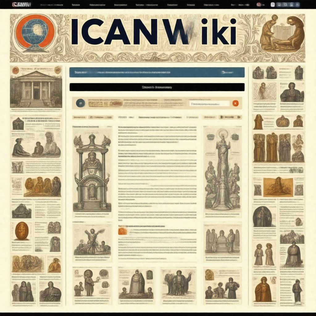 Click to view larger image AI-created image of ICANNWiki