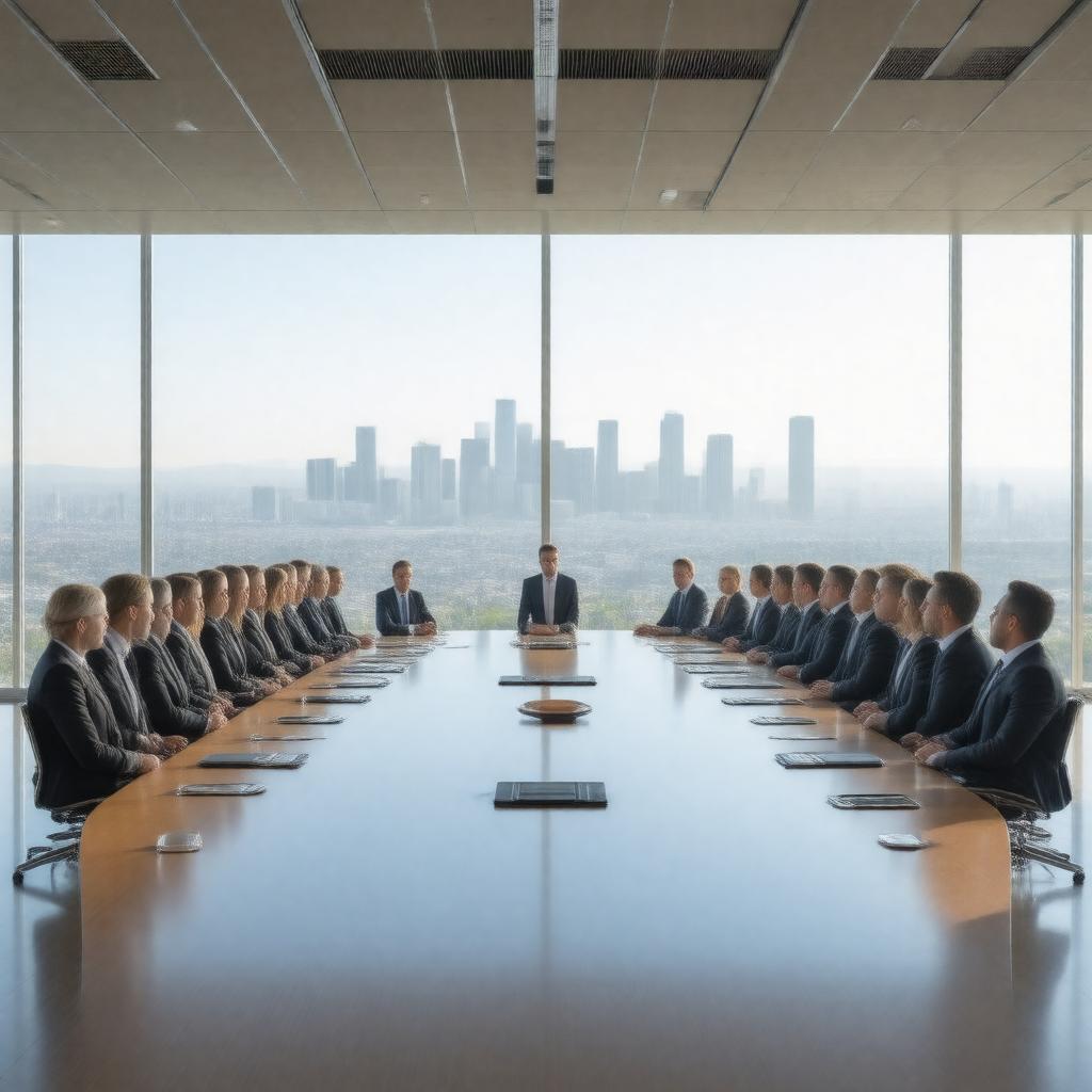 Click to view larger image AI-created image of ICANN Board