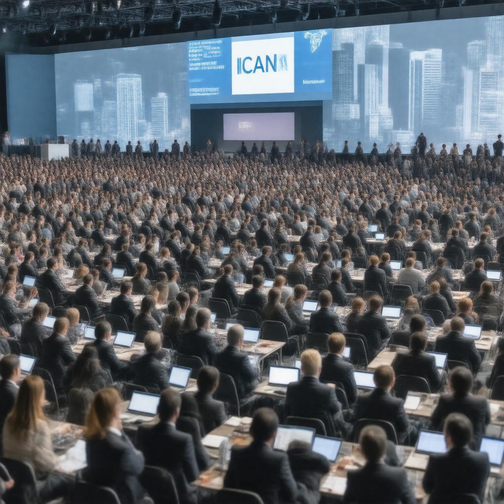 Click to view larger image AI-created image of ICANN Meetings