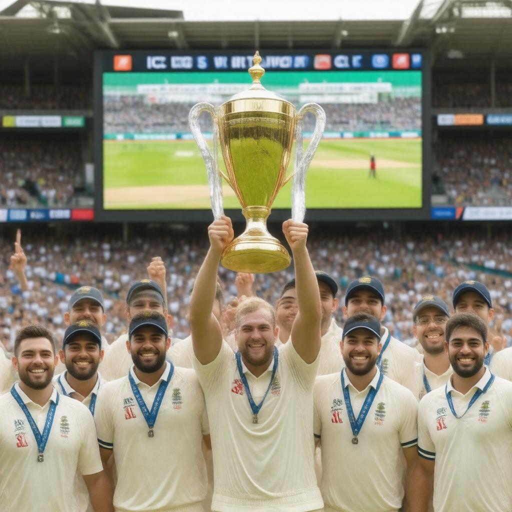 AI-created image of ICC Cricket World Cup