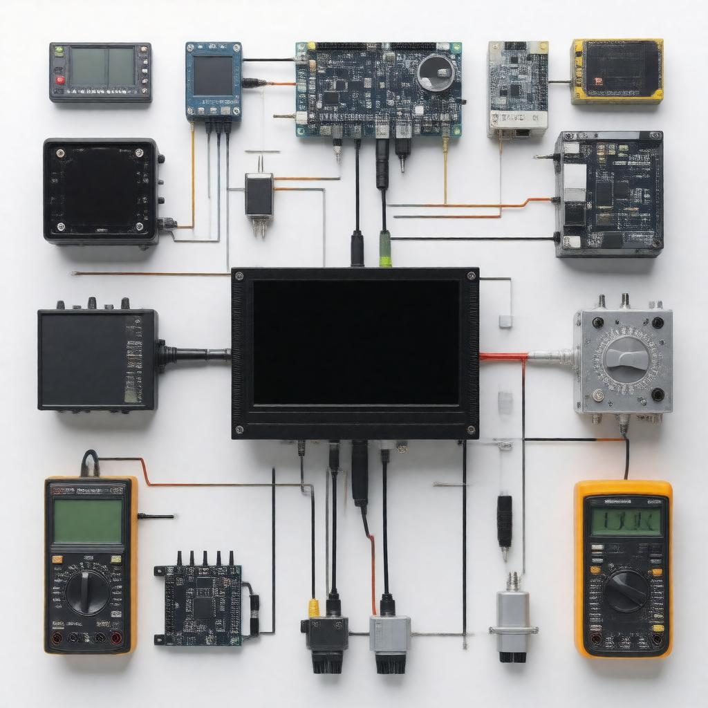 AI-created image of IEEE 488 (GPIB)