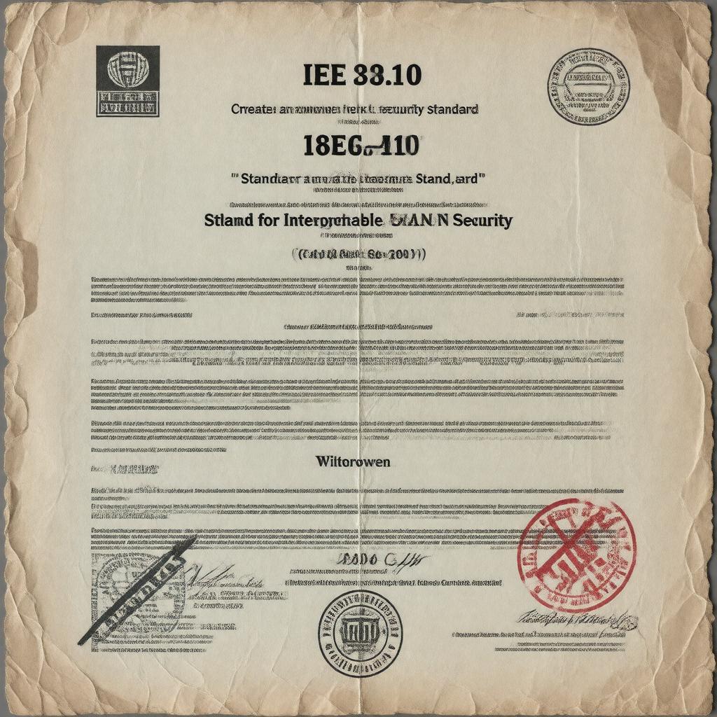 AI-created image of IEEE 802.10