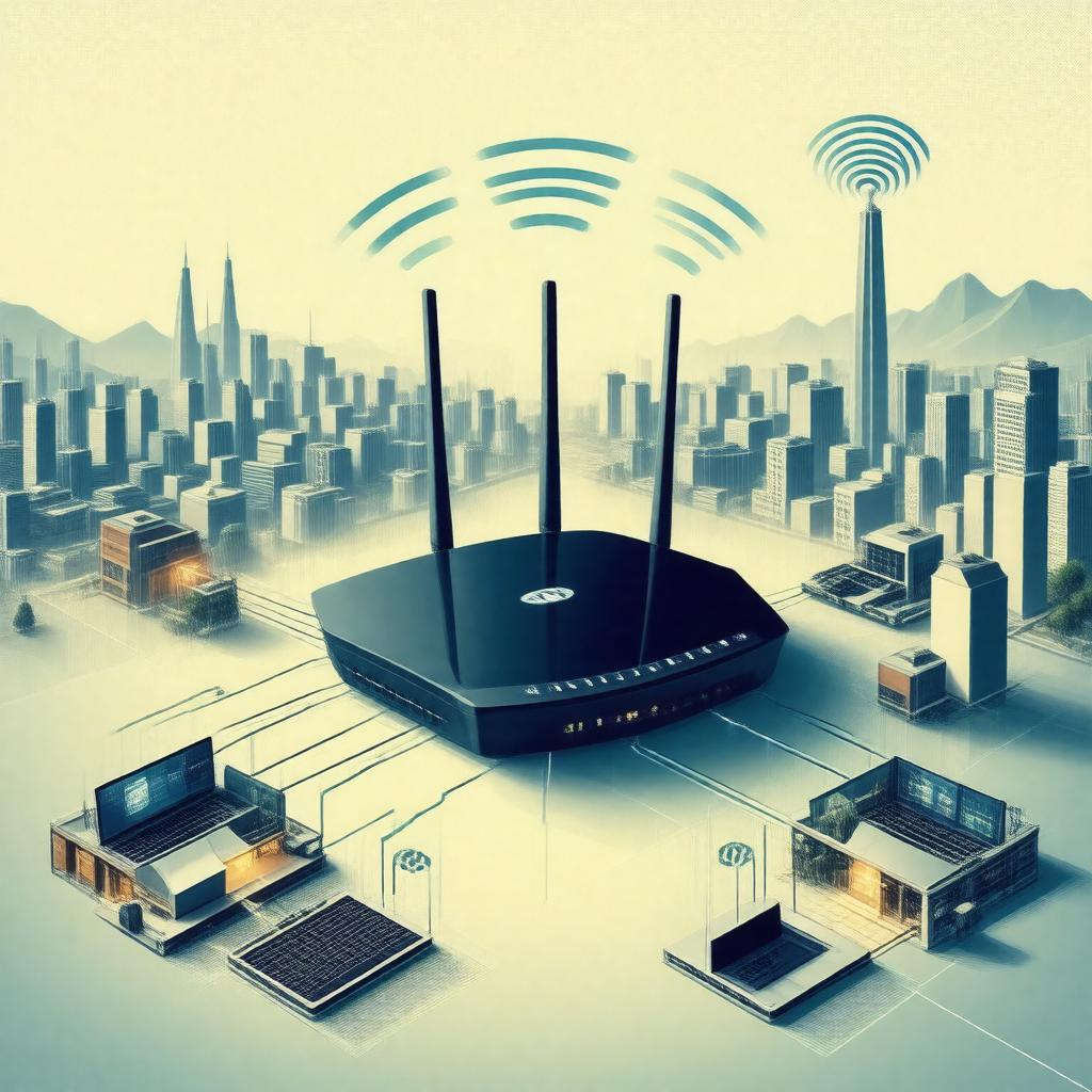 AI-created image of IEEE 802.11