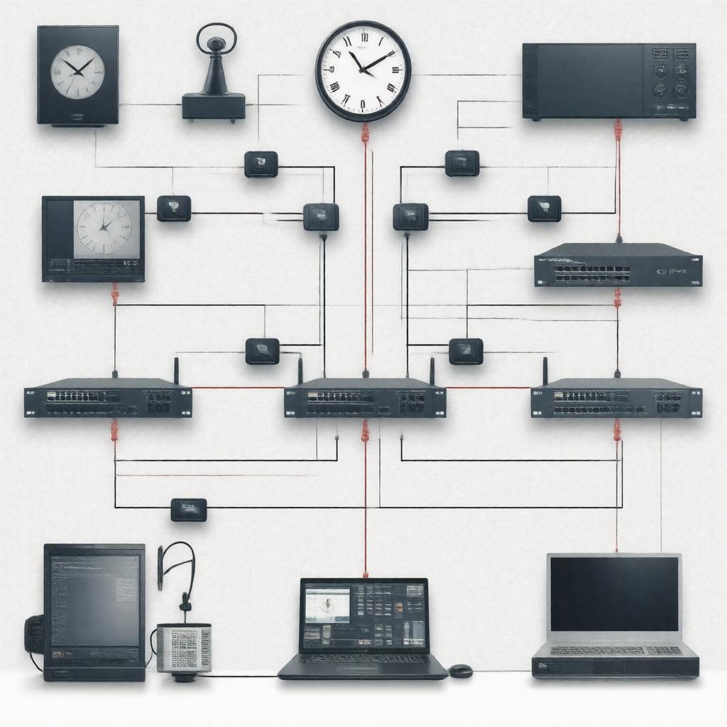 AI-created image of IEEE 802.1AS