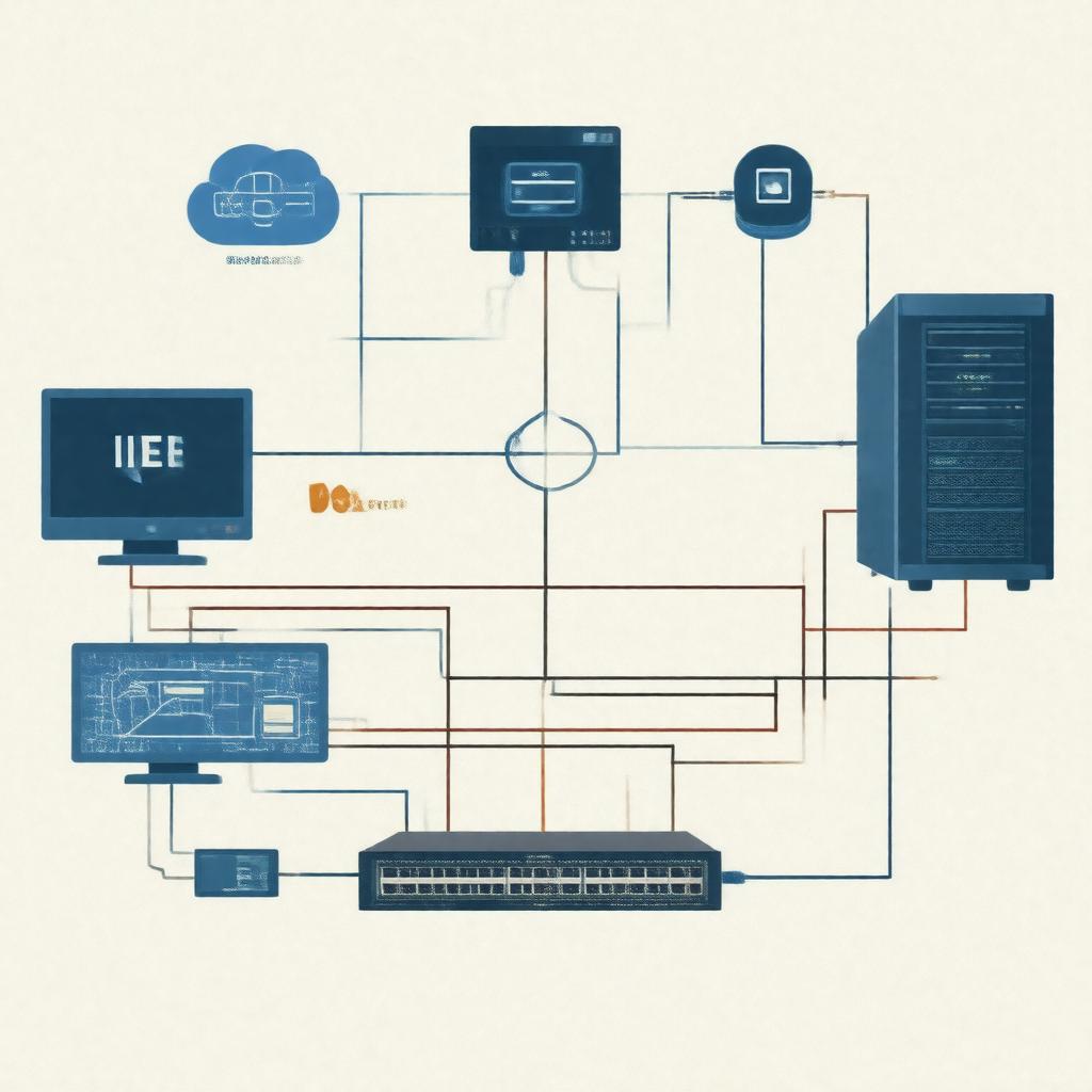 AI-created image of IEEE 802.1X