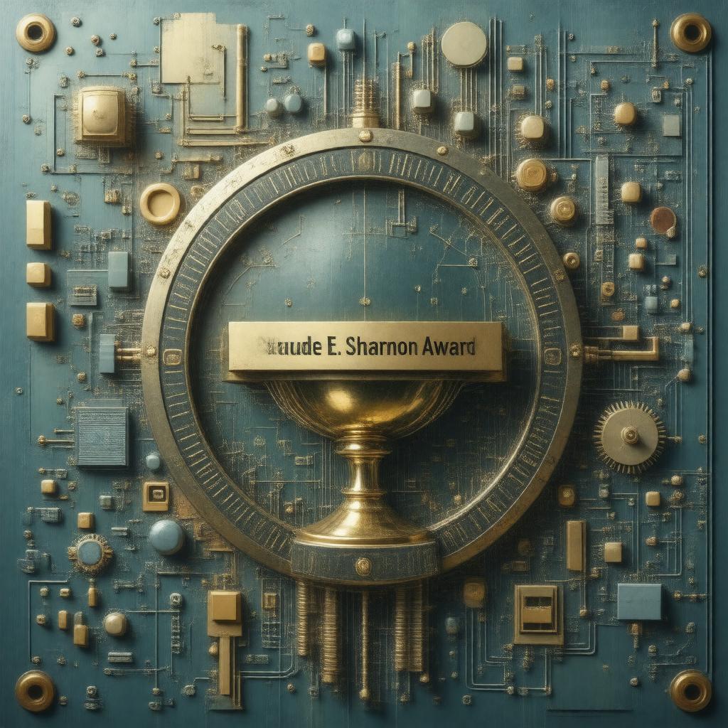 AI-created image of IEEE Claude E. Shannon Award