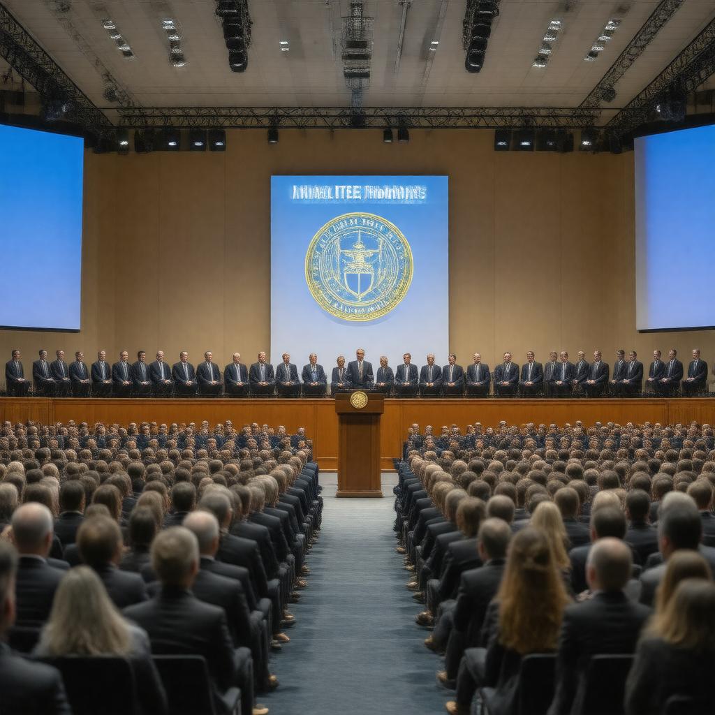 Click to view larger image AI-created image of IEEE Honors Ceremony