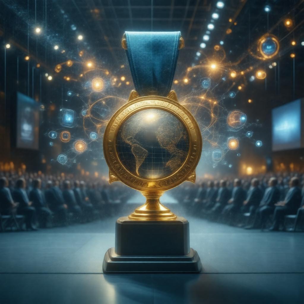 AI-created image of IEEE Information Theory Society Golden Jubilee Award for Technological Innovation
