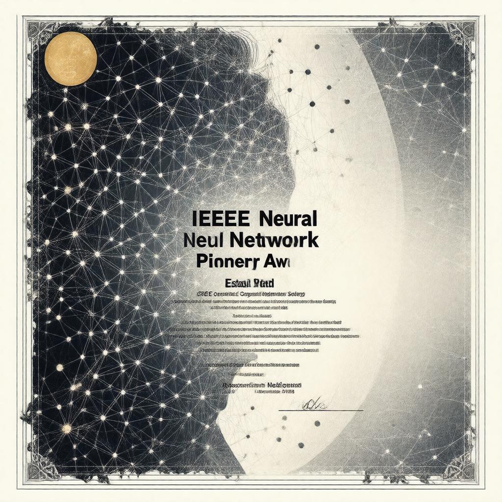 Click to view larger image AI-created image of IEEE Neural Network Pioneer Award
