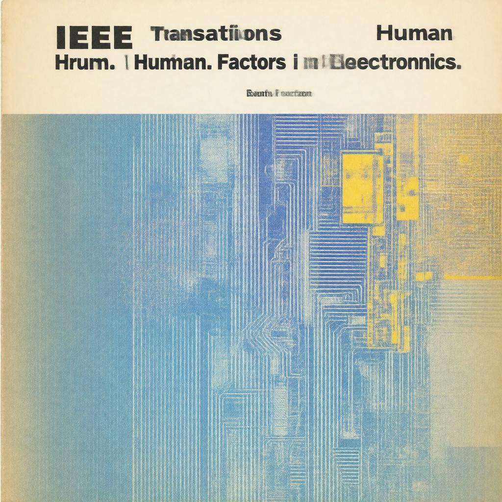 AI-created image of IEEE Transactions on Human Factors in Electronics