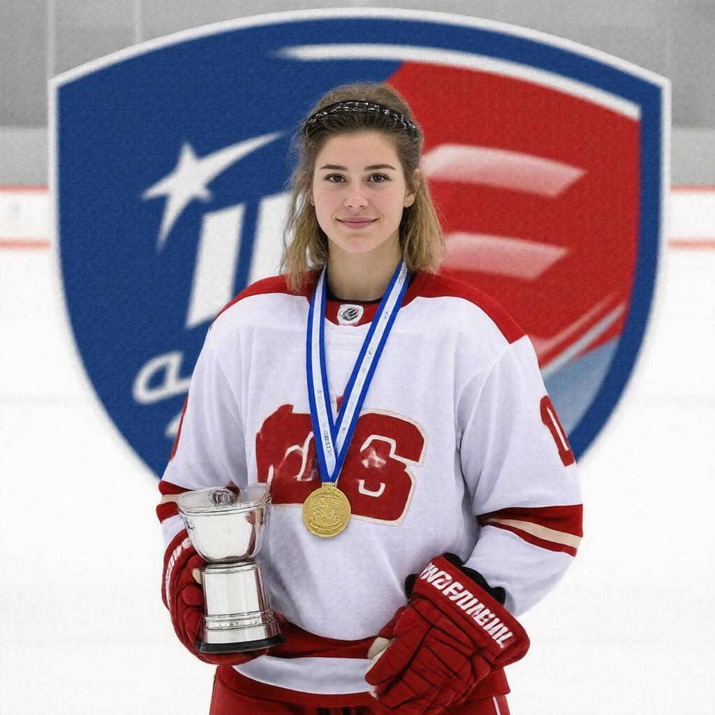 AI-created image of IIHF U18 Women's World Championship Best Defenseman