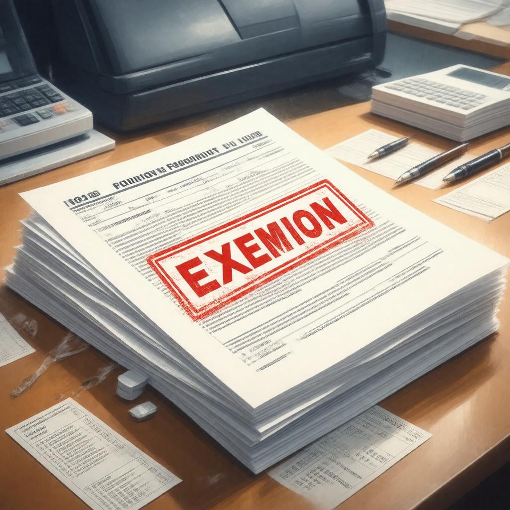 AI-created image of IRS Form 1023