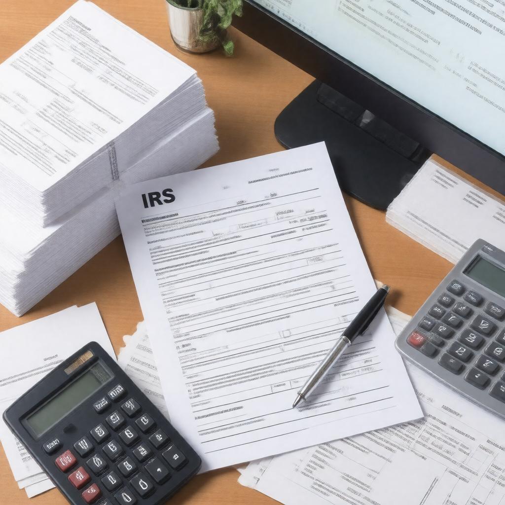 AI-created image of IRS Form 1040