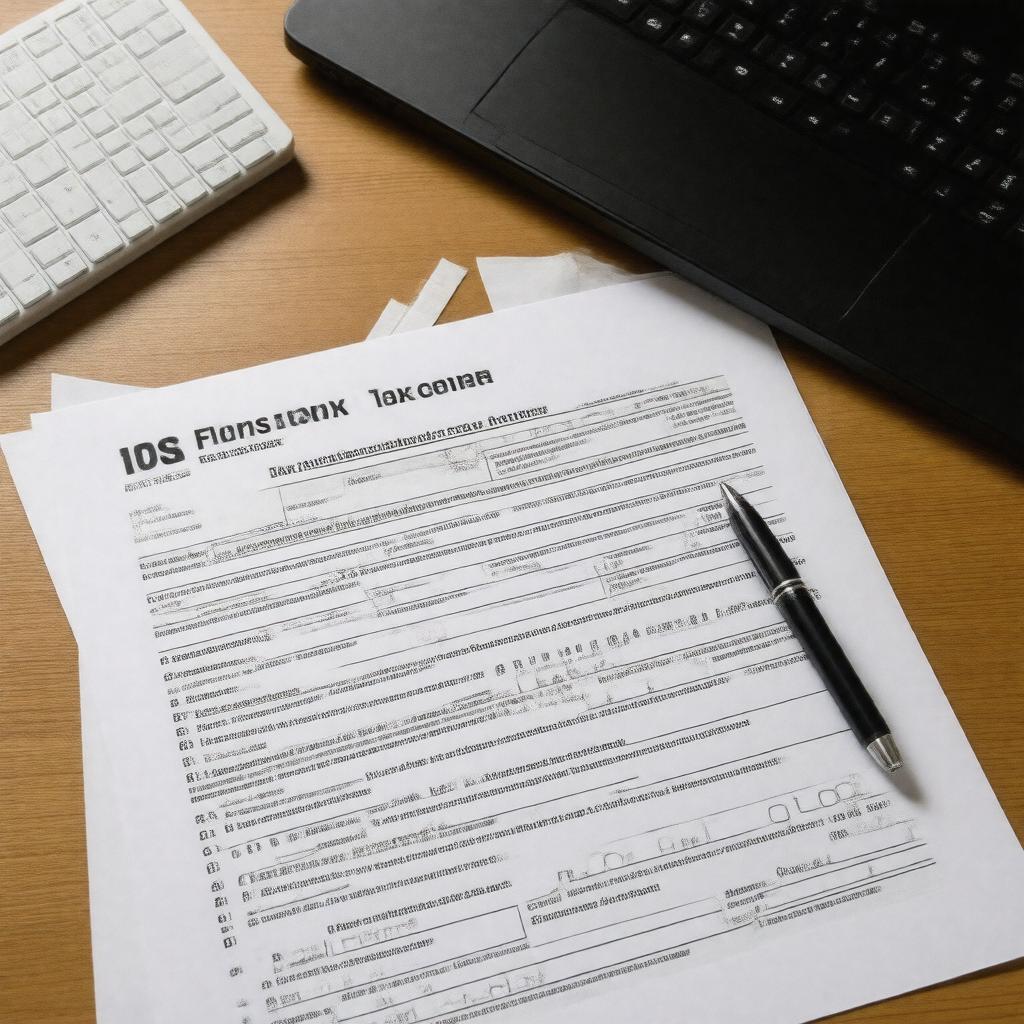 AI-created image of IRS Form 1040X