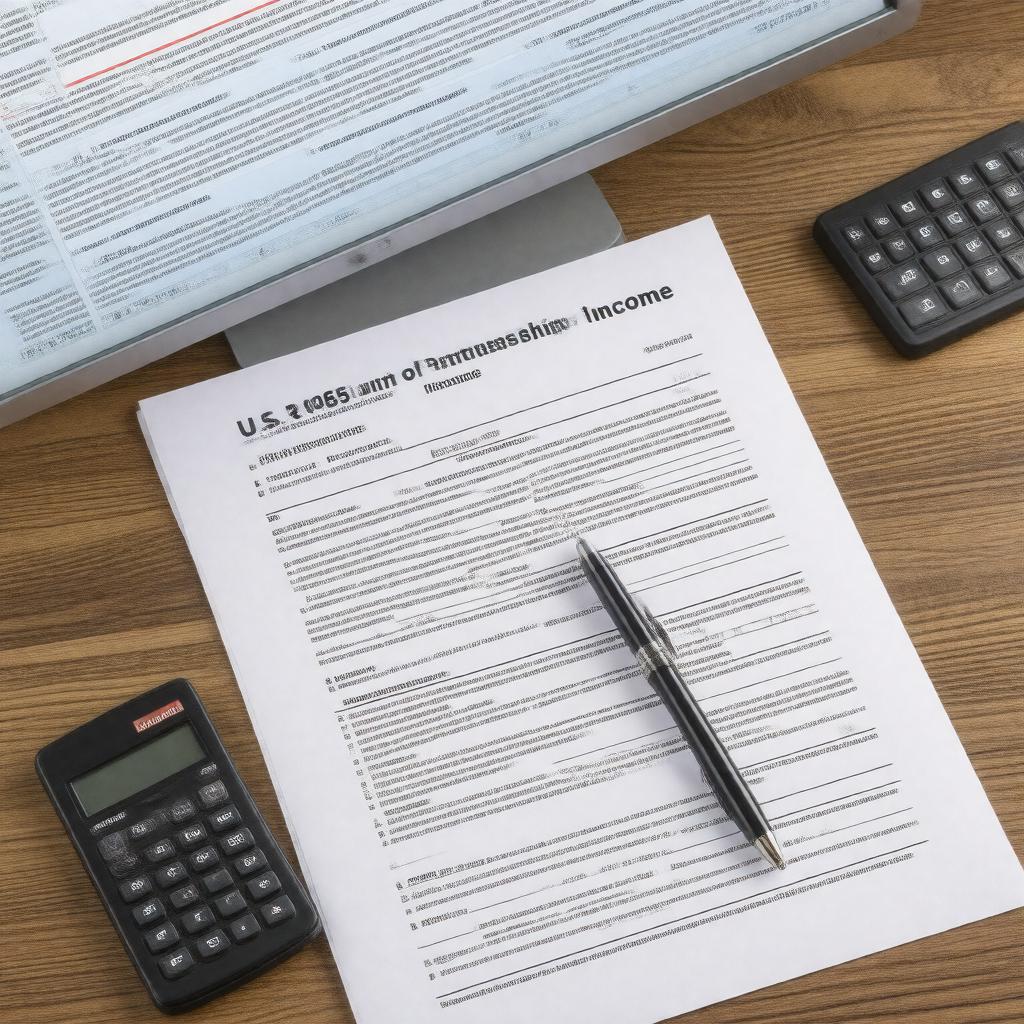 AI-created image of IRS Form 1065